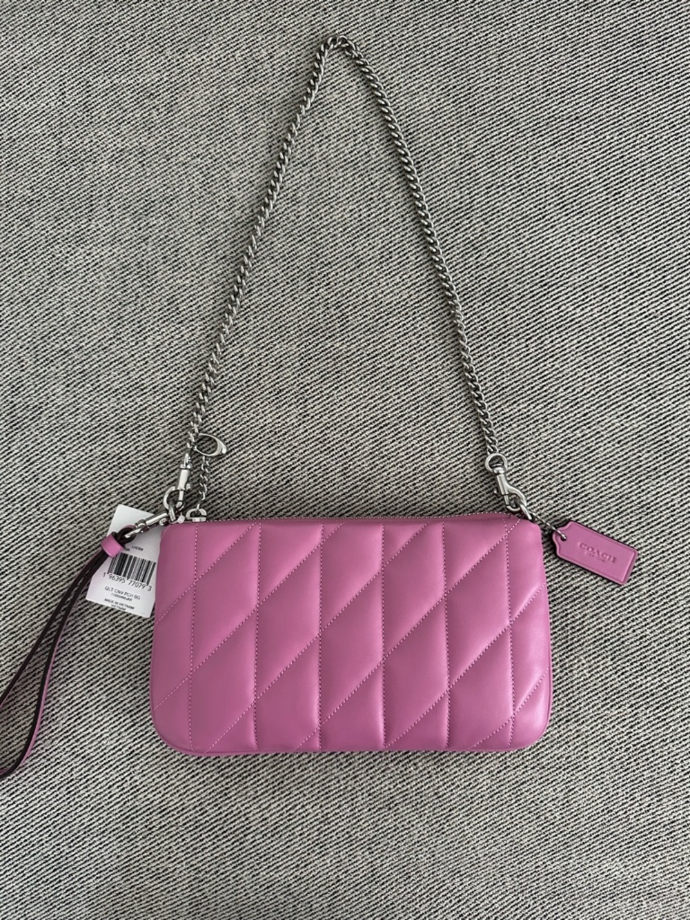 NWT Coach Pouch Bag With Pillow Quilting CW580